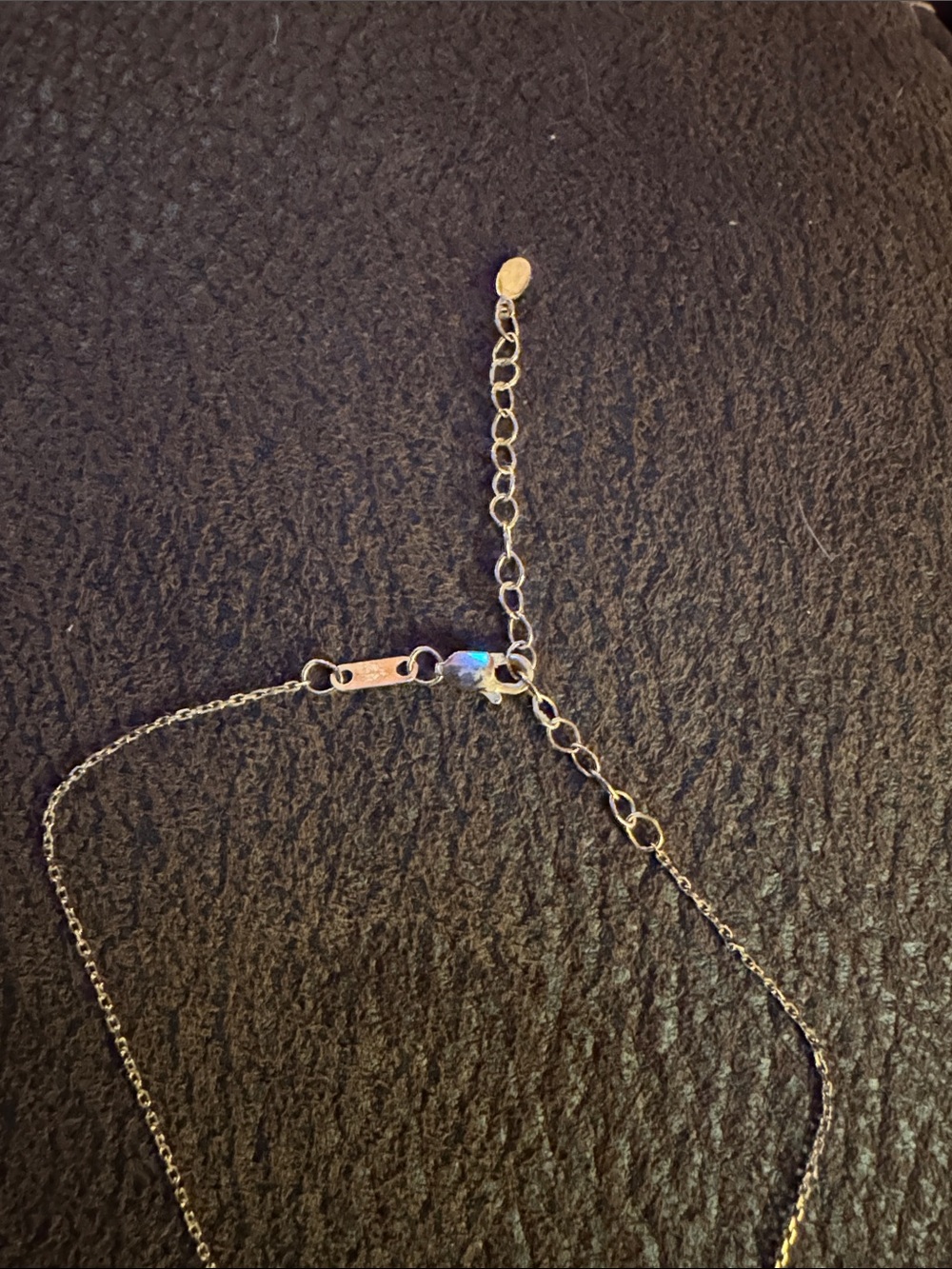 14k Yellow Gold Open Heart Necklace - Picture 3 of 4